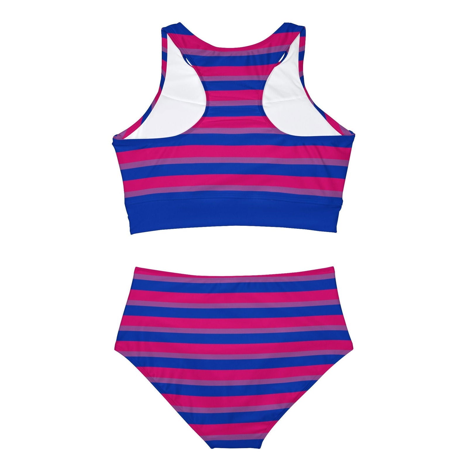 Bisexual Pride Flag - Sporty Swim or Activewear Set - Gay Skate - Bisexual Pride Flag - Sporty Swim or Activewear Set - Bisexual Pride Flag - Sporty Swim or Activewear Set