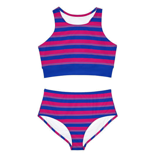 Bisexual Pride Flag - Sporty Swim or Activewear Set - Gay Skate - Bisexual Pride Flag - Sporty Swim or Activewear Set - Bisexual Pride Flag - Sporty Swim or Activewear Set