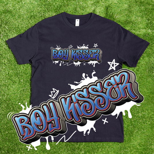 Boy Kisser - Local hand printed t-shirt
