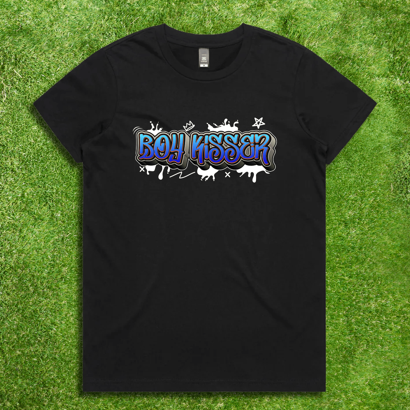 Boy Kisser - Local hand printed t-shirt