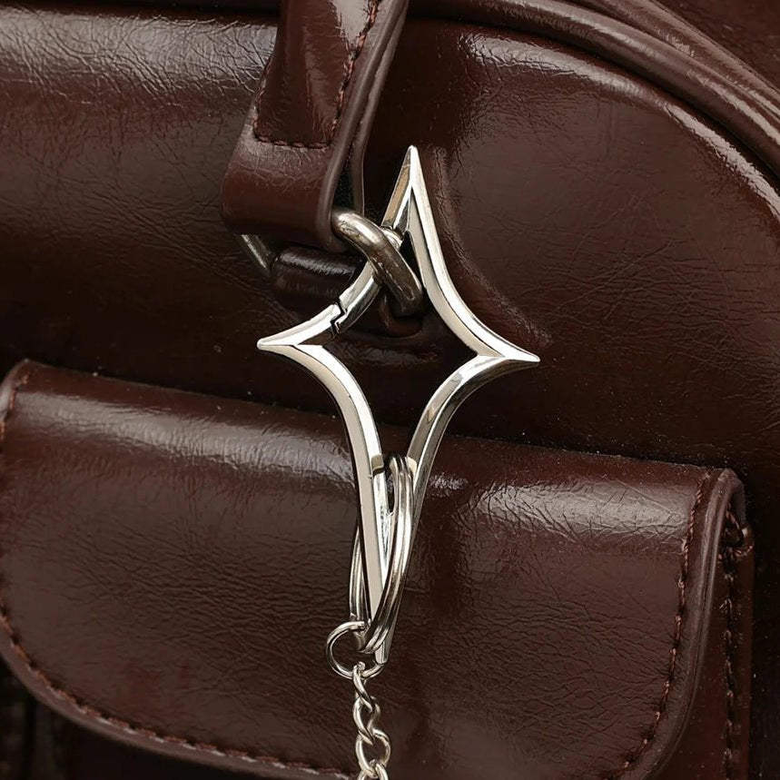 Chrome Star Shaped Carabiner - 4 colours