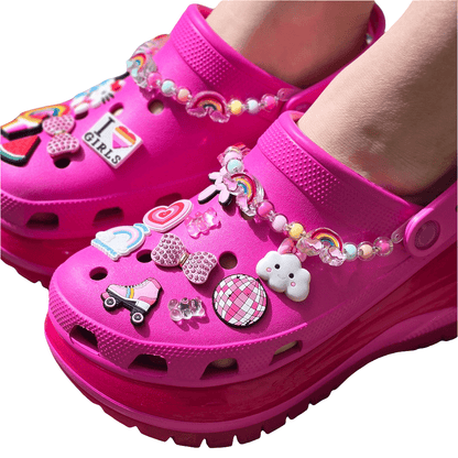 Colourful Shoe Chains - Rainbow pride charms and more