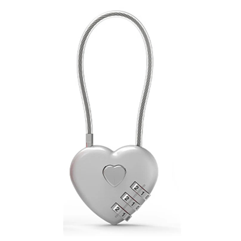 Combination Love Heart Padlock - Gay SkateCombination Love Heart Padlockskate accessoriesGay SkateGay Skate14:366#Light Grey