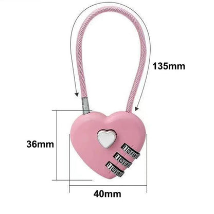 Combination Love Heart Padlock - Gay SkateCombination Love Heart Padlockskate accessoriesGay SkateGay Skate14:10