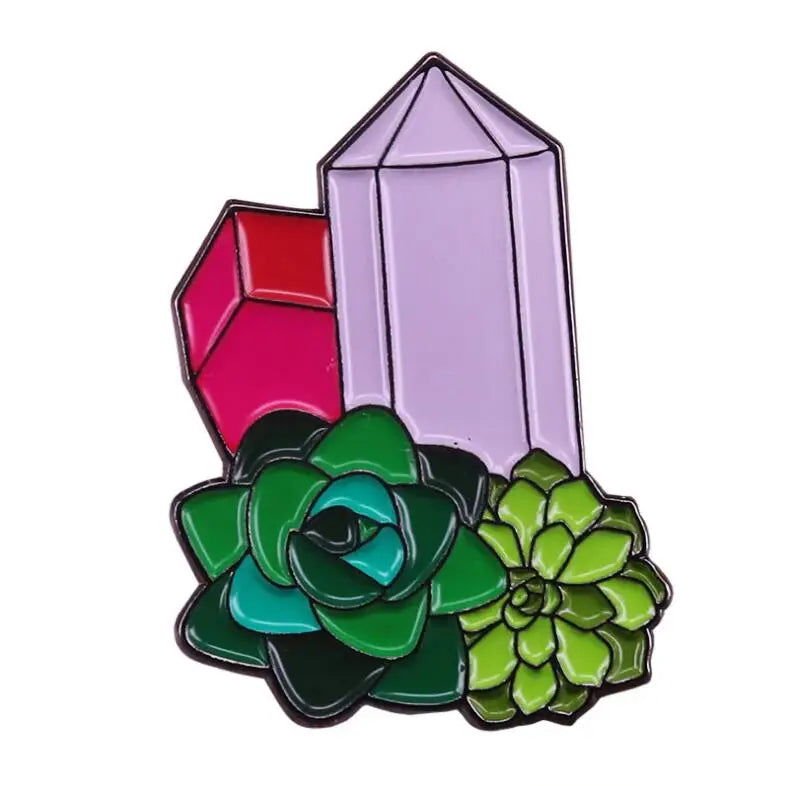 Crystal Queer enamel pin - Gay SkateCrystal Queer enamel pinskate accessoriesGay SkateGay Skate200001033:200003762#09 - SucculentsCrystal