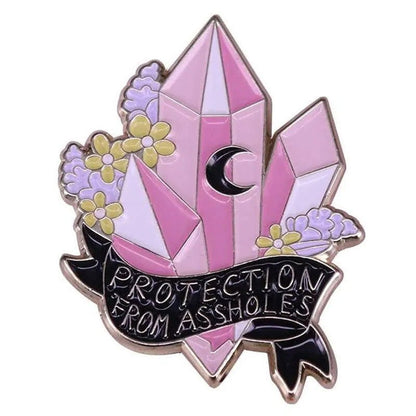 Crystal Queer enamel pin - Gay SkateCrystal Queer enamel pinskate accessoriesGay SkateGay Skate200001033:200003758#05 - assholes protect