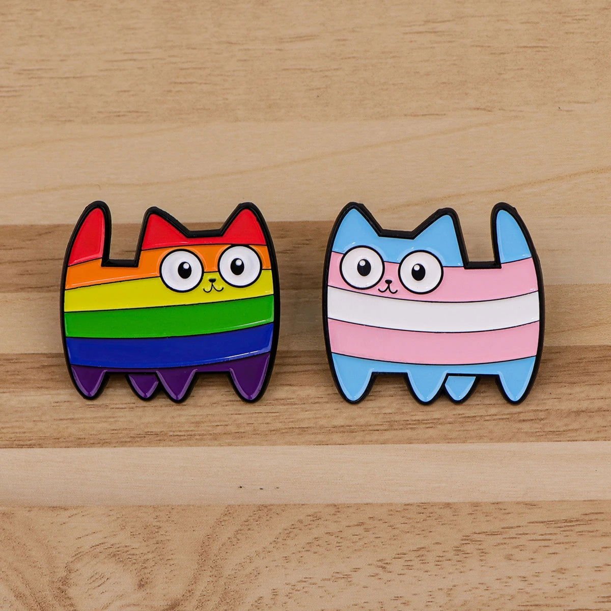 Cute LGBTIQAP+ badges - pride flags, cats - Gay SkateCute LGBTIQAP+ badges - pride flags, catsskate accessoriesGay SkateGay Skate200001033:200003758#6