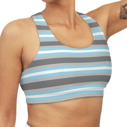 Demiboy Pride Flag seamless sports crop. LGBTIQAP+ active wear - Gay SkateDemiboy Pride Flag seamless sports crop. LGBTIQAP+ active wearAll Over PrintsPrintifyGay Skate12558481393264494846