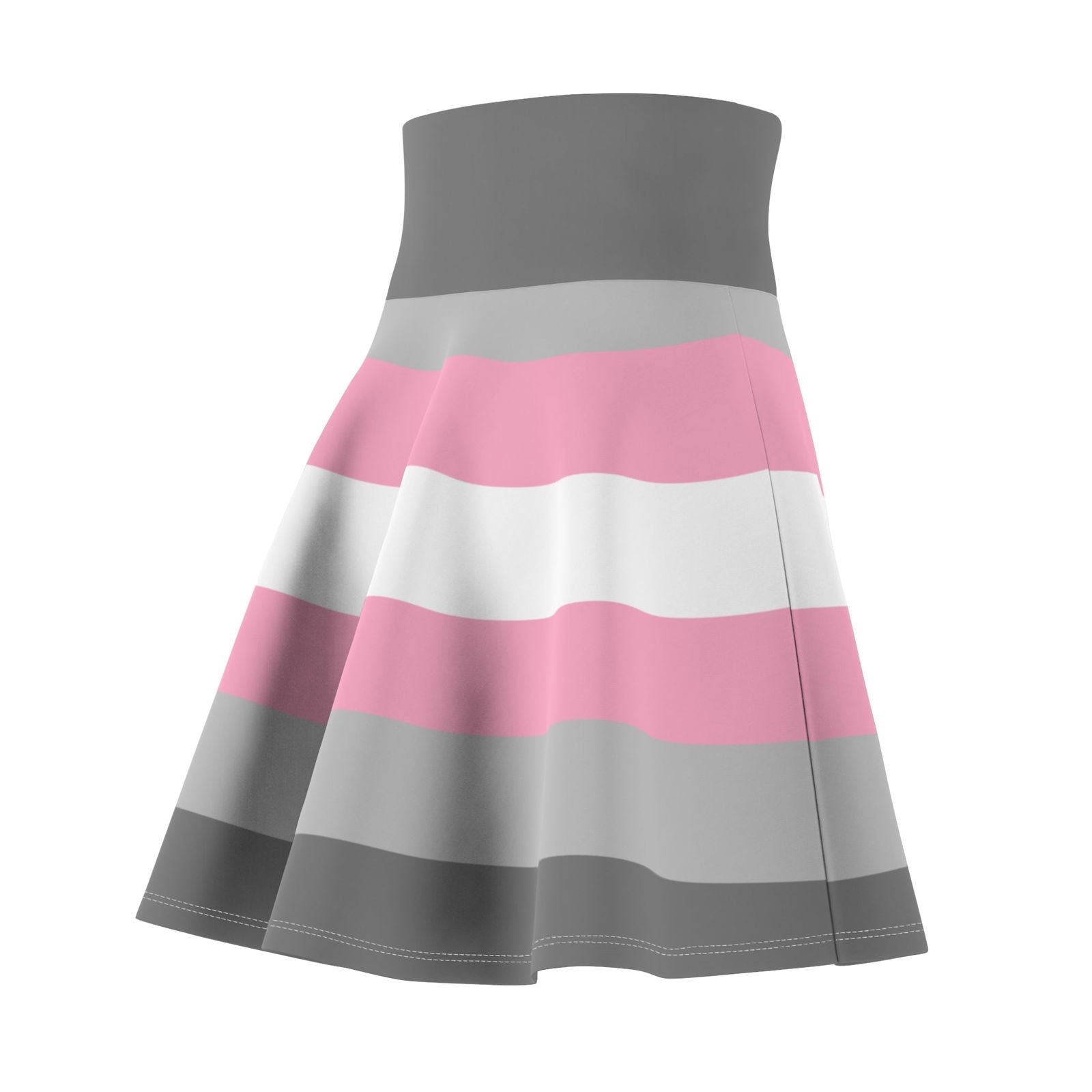 Demigirl pride flag Skater Skirt - Gay Skate - Demigirl pride flag Skater Skirt - Demigirl pride flag Skater Skirt