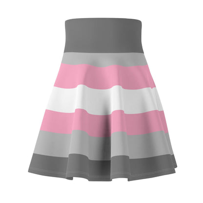 Demigirl pride flag Skater Skirt - Gay Skate - Demigirl pride flag Skater Skirt - Demigirl pride flag Skater Skirt