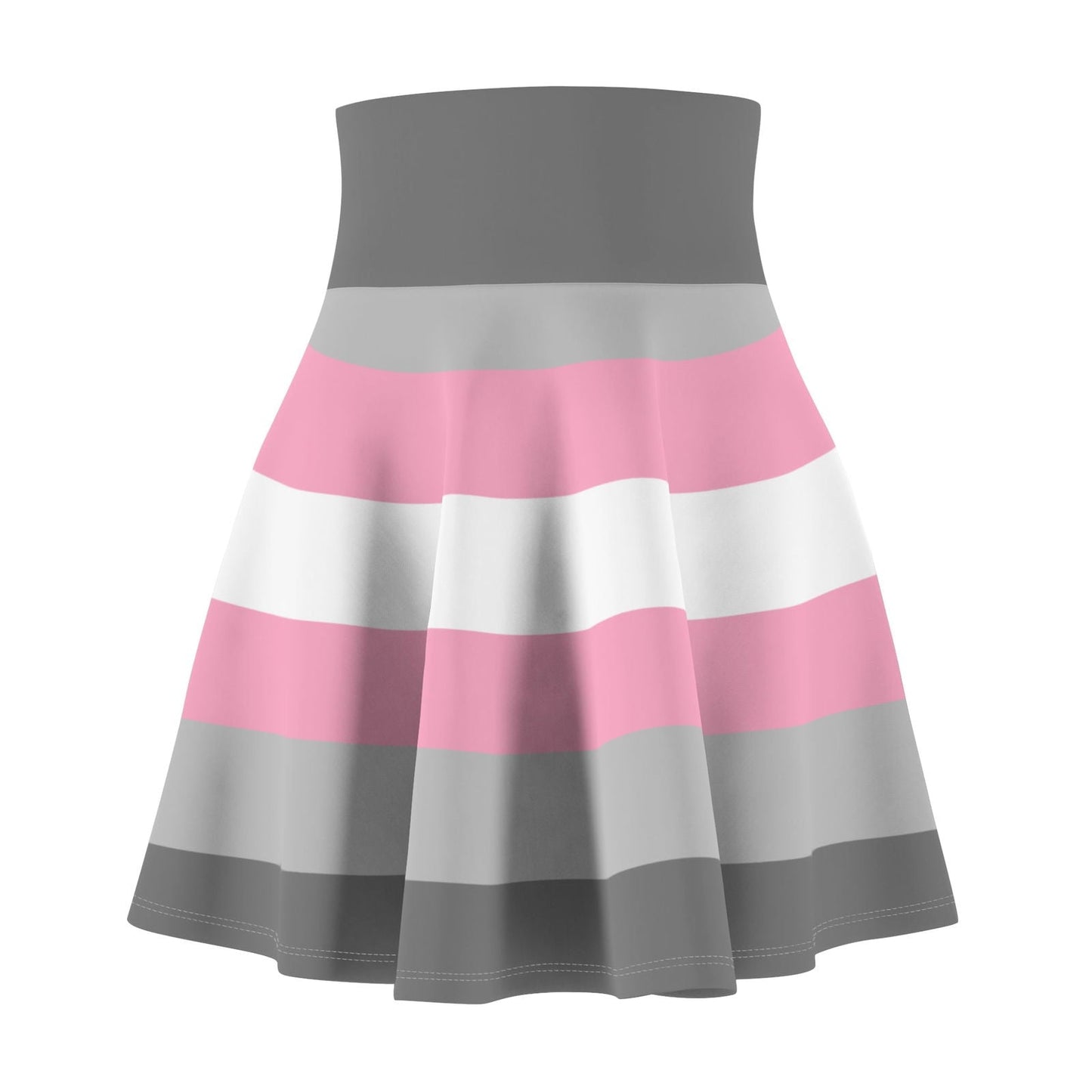 Demigirl pride flag Skater Skirt - Gay Skate - Demigirl pride flag Skater Skirt - Demigirl pride flag Skater Skirt