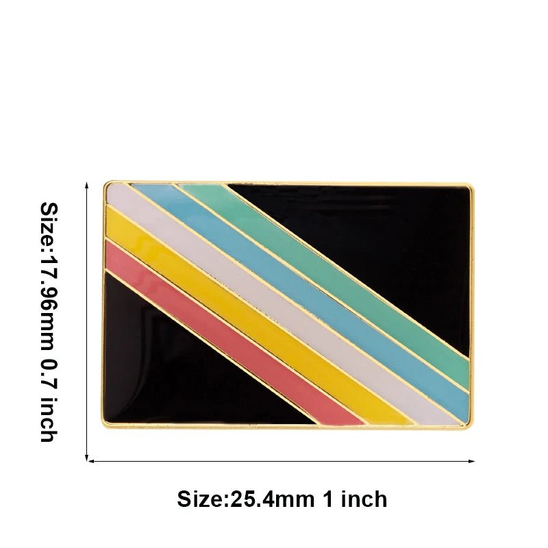 Disability Pride Flag pin