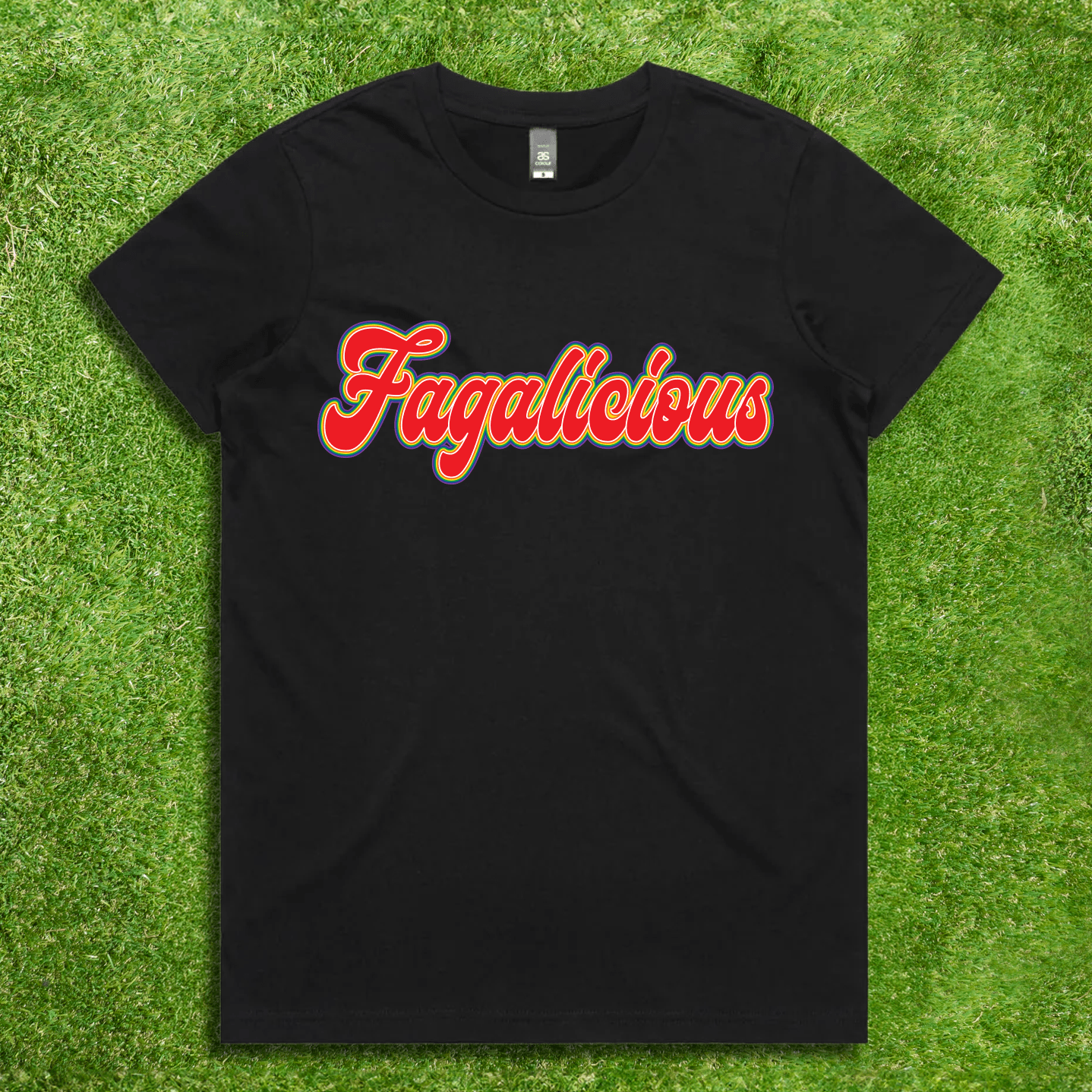 Fagalicious - Local hand printed satire t-shirt