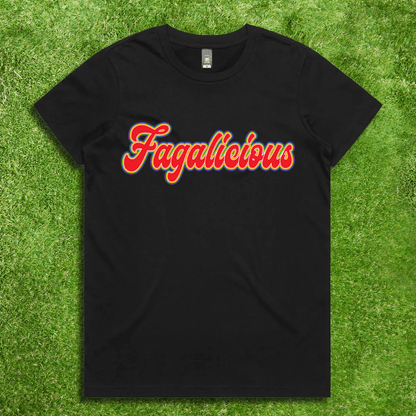 Fagalicious - Local hand printed satire t-shirt
