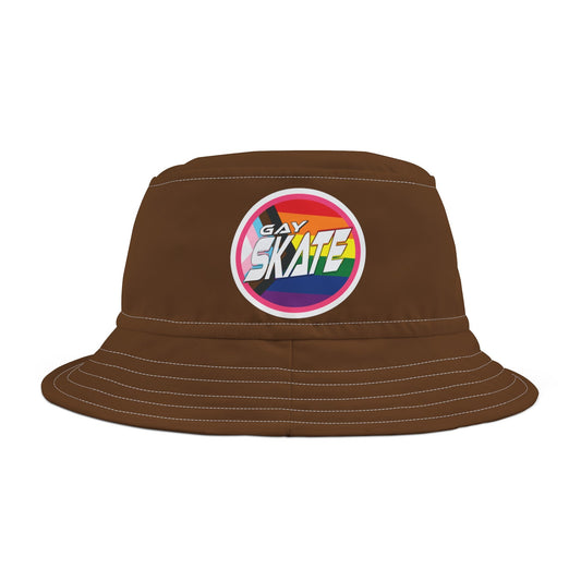 Gay Skate Brown Bucket Hat - Gay SkateGay Skate Brown Bucket HatHatsPrintifyGay Skate26222449122159657403