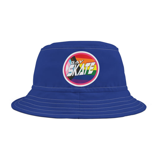 Gay Skate Dark Blue Bucket Hat - Gay SkateGay Skate Dark Blue Bucket HatHatsPrintifyGay Skate10641278922456425900