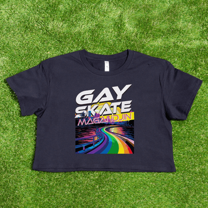 Gay Skate Magandjin - locally printed crop tee