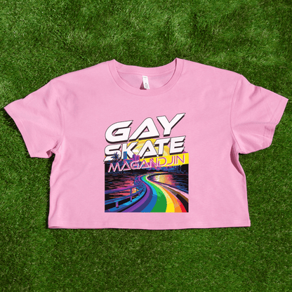 Gay Skate Magandjin - locally printed crop tee