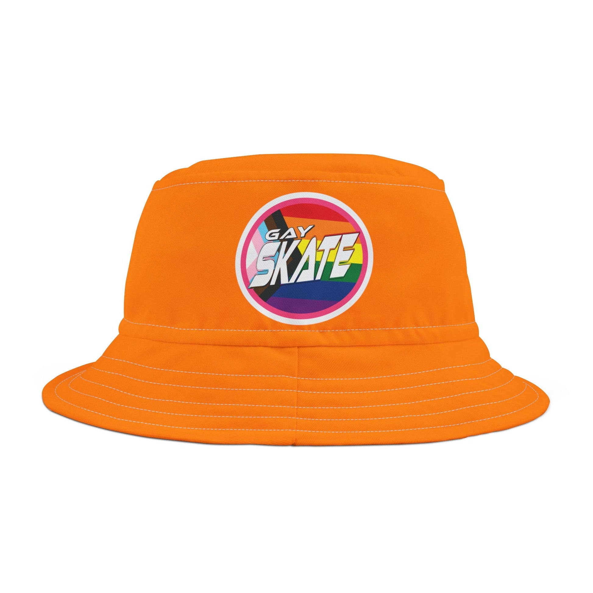 Gay Skate Orange Bucket Hat - Gay SkateGay Skate Orange Bucket HatHatsPrintifyGay Skate12025331237248080088