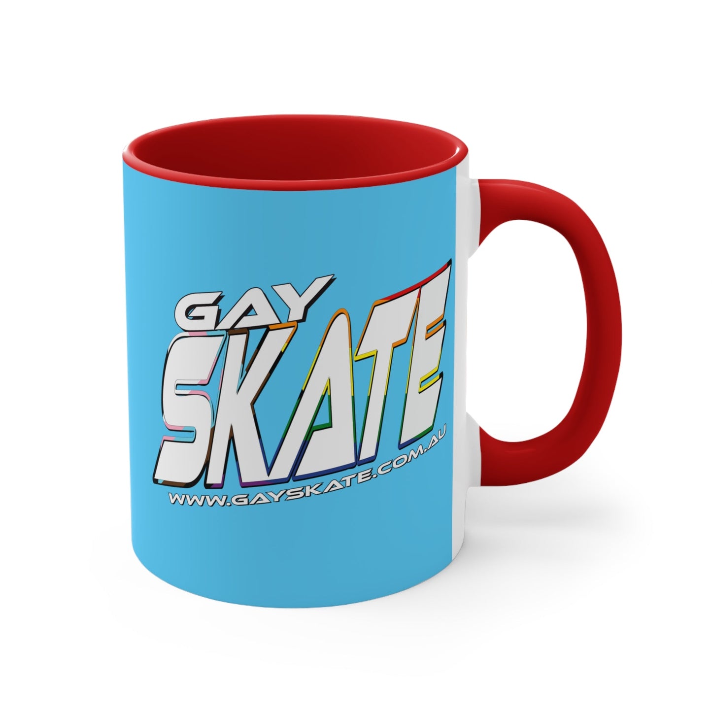 GAY SKATE original logo accent mug - Gay SkateGAY SKATE original logo accent mugMugPrintifyGay Skate27176616409614429950