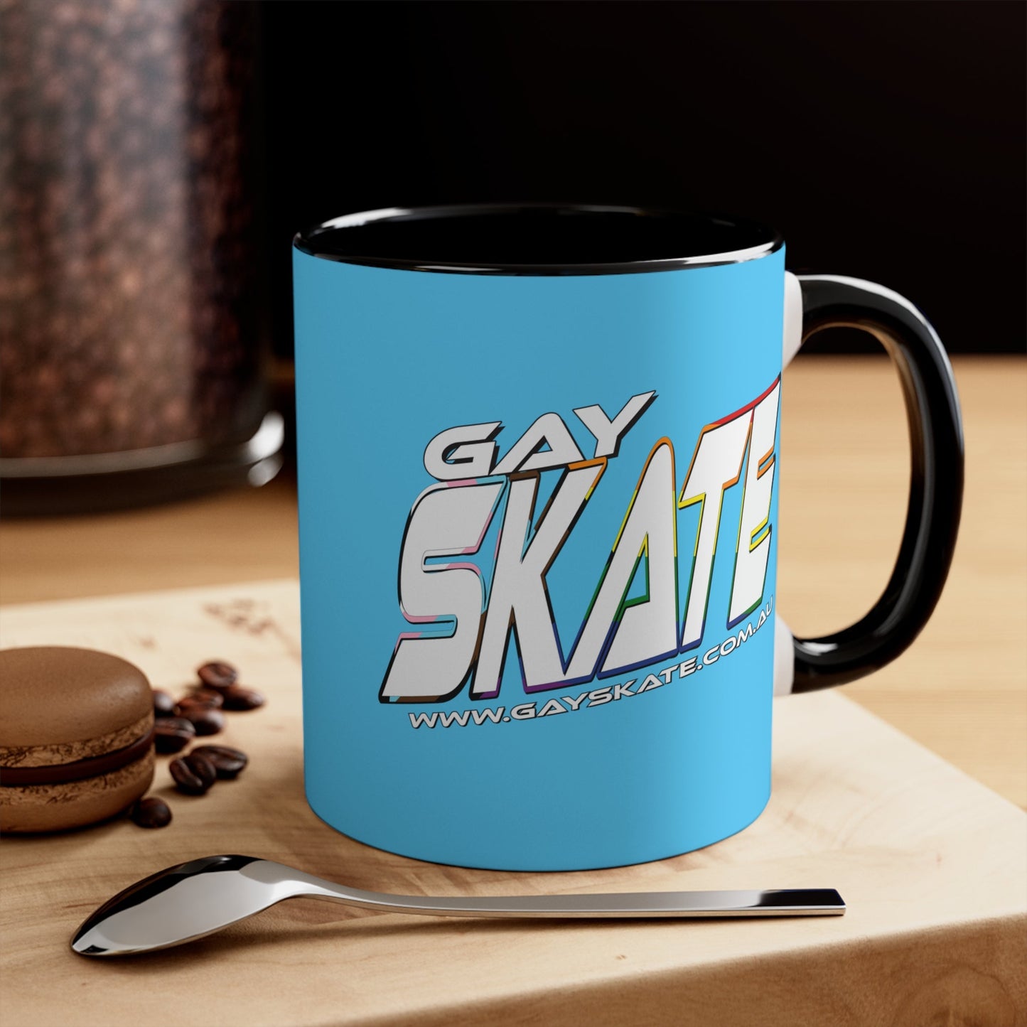 GAY SKATE original logo accent mug - Gay SkateGAY SKATE original logo accent mugMugPrintifyGay Skate27176616409614429950