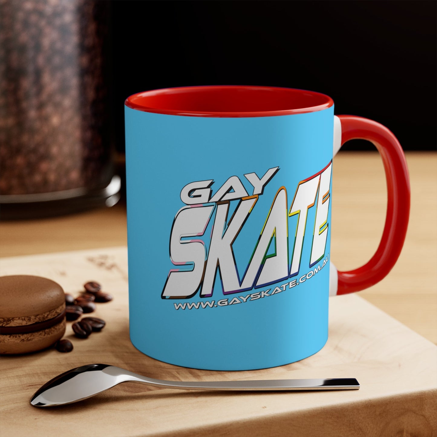 GAY SKATE original logo accent mug - Gay SkateGAY SKATE original logo accent mugMugPrintifyGay Skate27176616409614429950