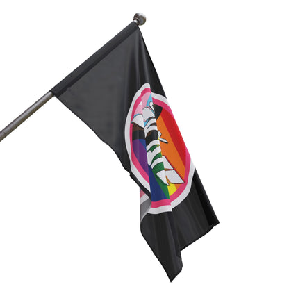 Gay Skate original logo flag black - Gay SkateGay Skate original logo flag blackHome DecorPrintifyGay Skate94226257622891794610