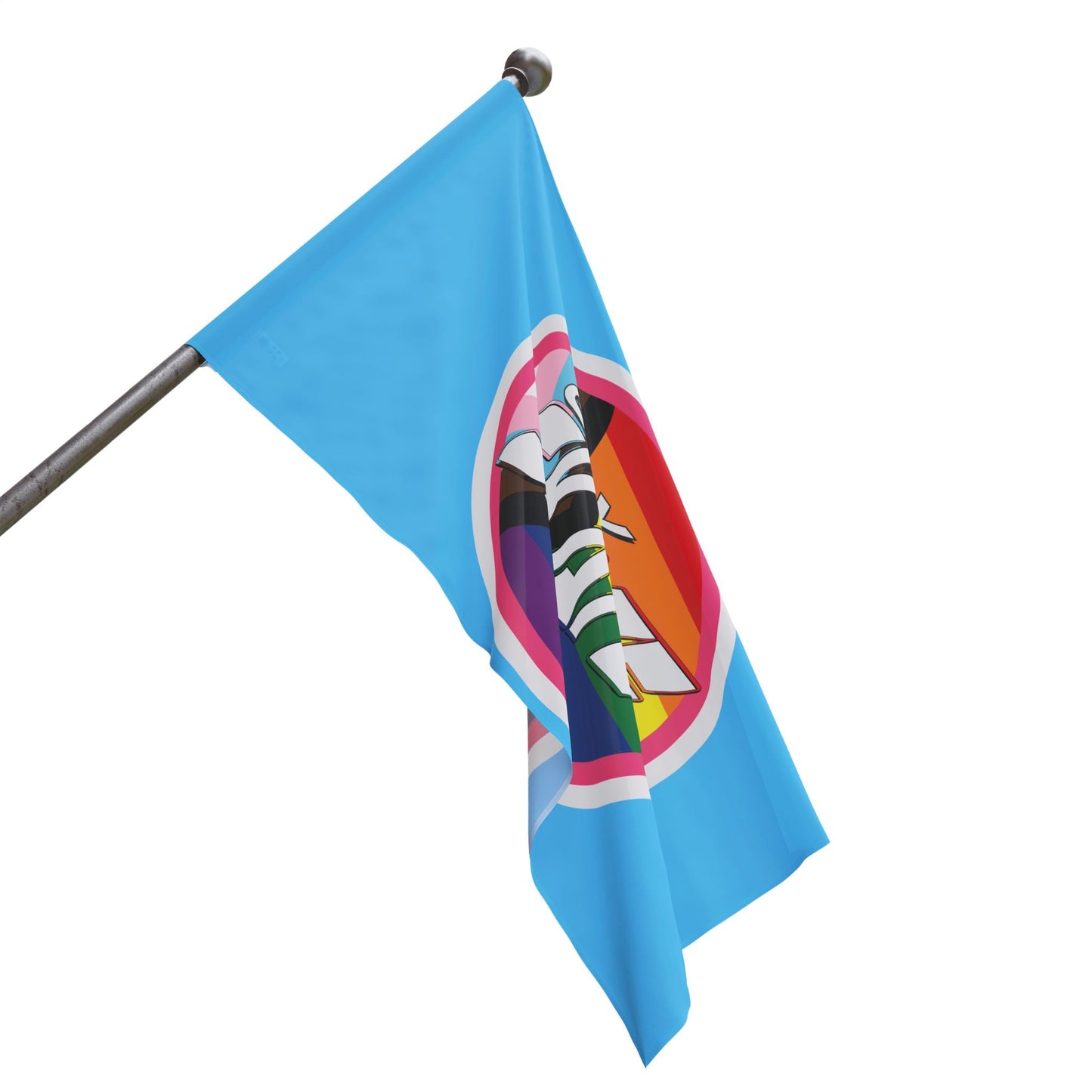 Gay Skate original logo flag - blue - Gay SkateGay Skate original logo flag - blueHome DecorPrintifyGay Skate29456350746772156595