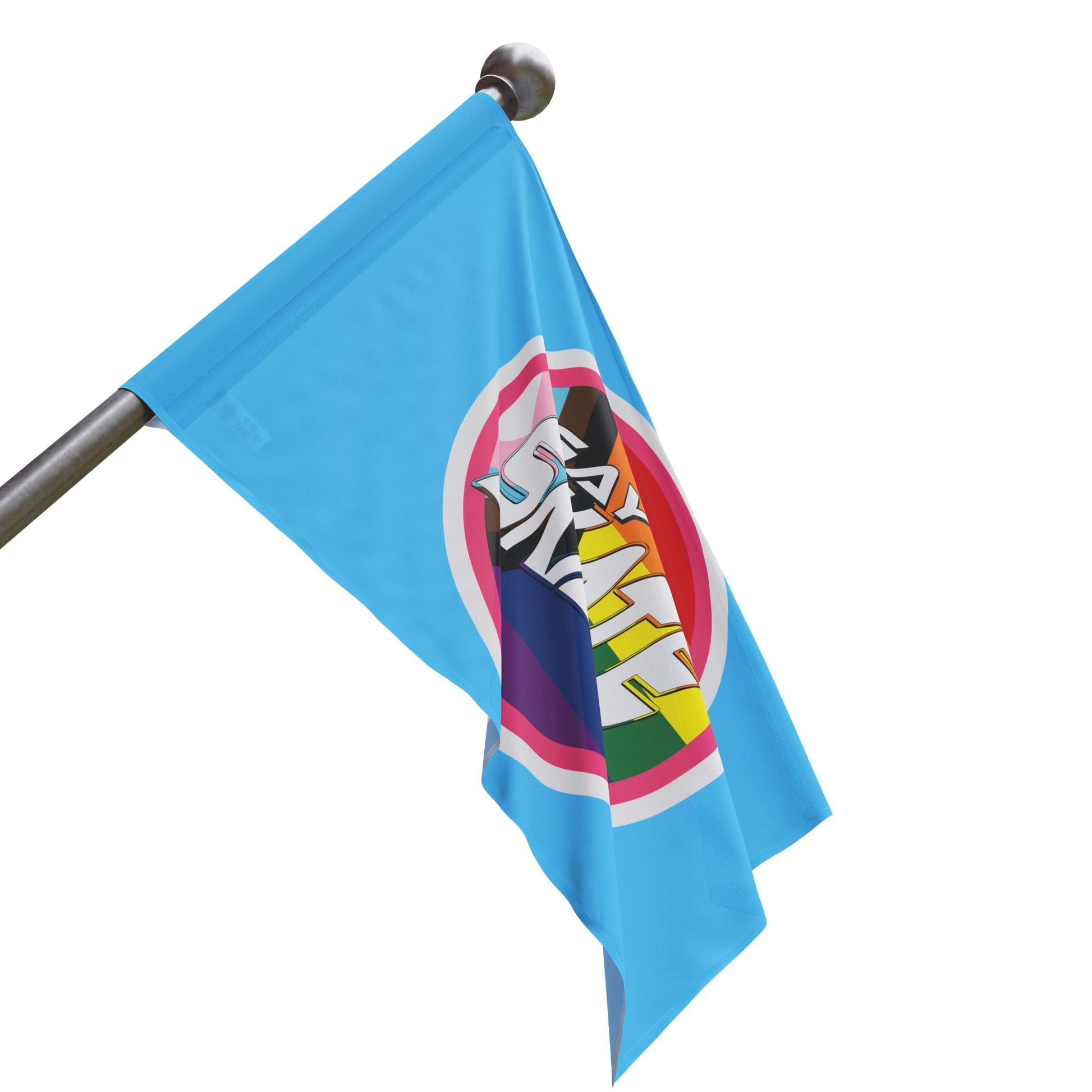 Gay Skate original logo flag - blue - Gay SkateGay Skate original logo flag - blueHome DecorPrintifyGay Skate29456350746772156595