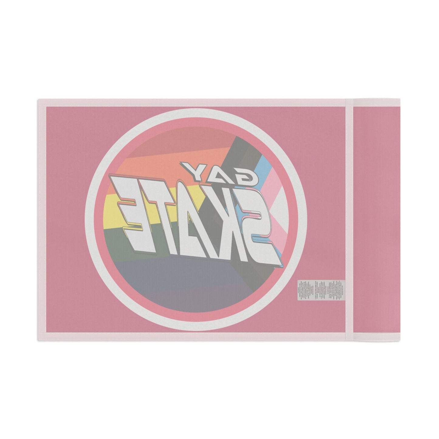 Gay Skate original logo flag - pink - Gay SkateGay Skate original logo flag - pinkHome DecorPrintifyGay Skate19453669880102936090