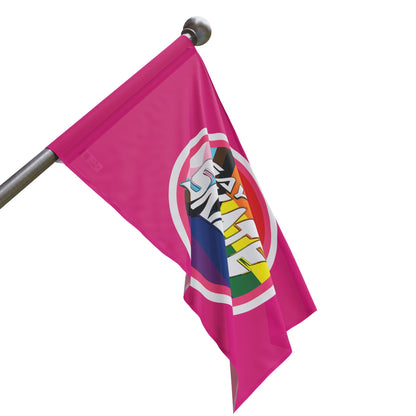 Gay Skate original logo flag - pink - Gay SkateGay Skate original logo flag - pinkHome DecorPrintifyGay Skate19453669880102936090