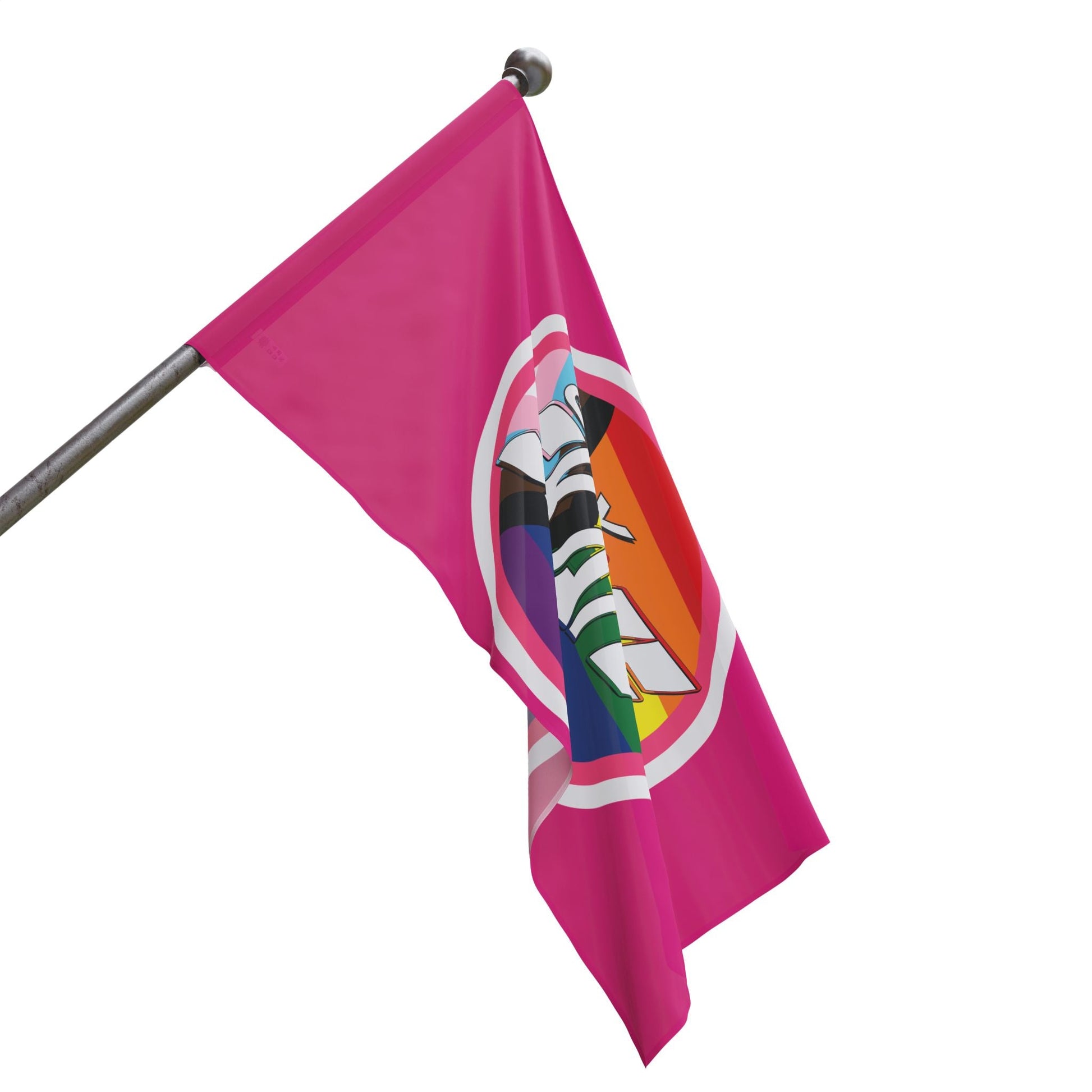 Gay Skate original logo flag - pink - Gay SkateGay Skate original logo flag - pinkHome DecorPrintifyGay Skate19453669880102936090