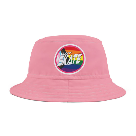 Gay Skate Pink Bucket Hat - Gay SkateGay Skate Pink Bucket HatHatsPrintifyGay Skate33163426012683954452