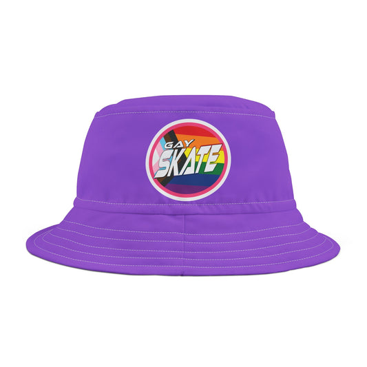 Gay Skate Purple Bucket Hat - Gay SkateGay Skate Purple Bucket HatHatsPrintifyGay Skate17697160676221108591