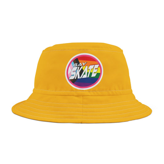 Gay Skate Yellow Bucket Hat - Gay SkateGay Skate Yellow Bucket HatHatsPrintifyGay Skate80627808011640020381