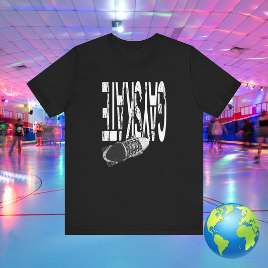 GAYSKATE band shirt - pride satire Unisex T-shirt Black