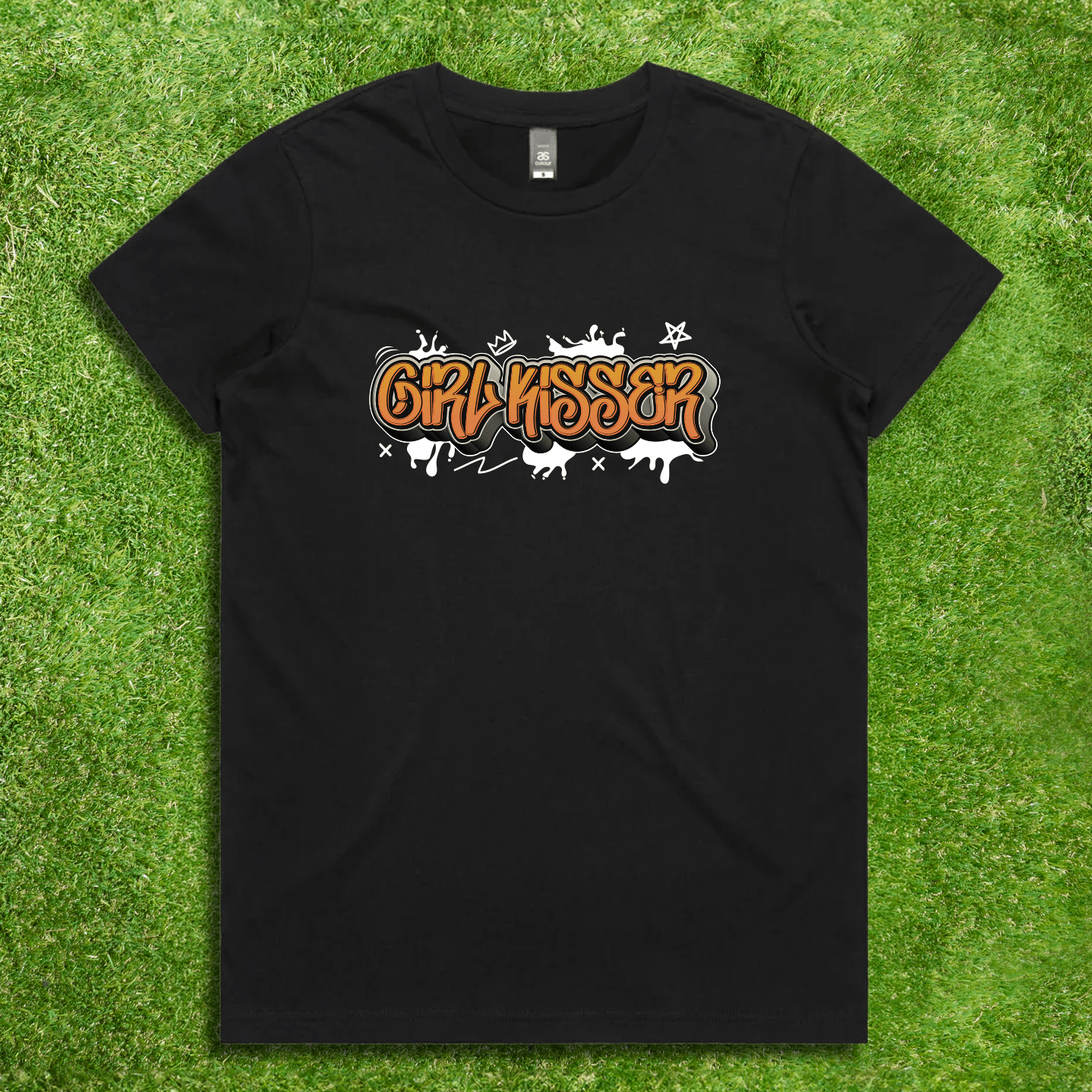 Girl Kisser - Local hand printed t-shirt