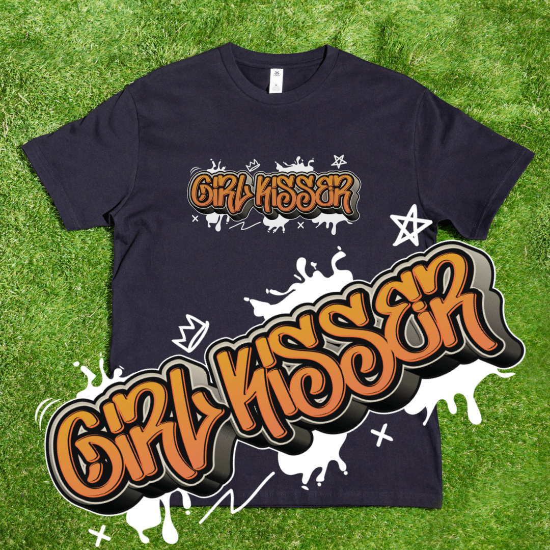 Girl Kisser - Local hand printed t-shirt