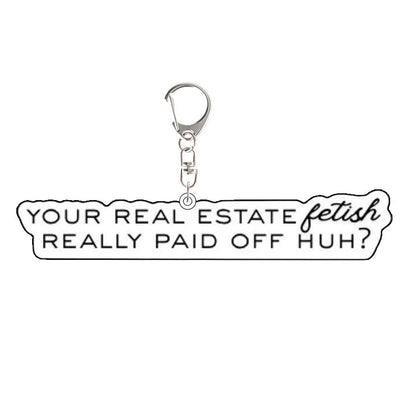 Heated Rivalry keychain "Your real estate fetish really paid off huh?" I'm coming to the cottage