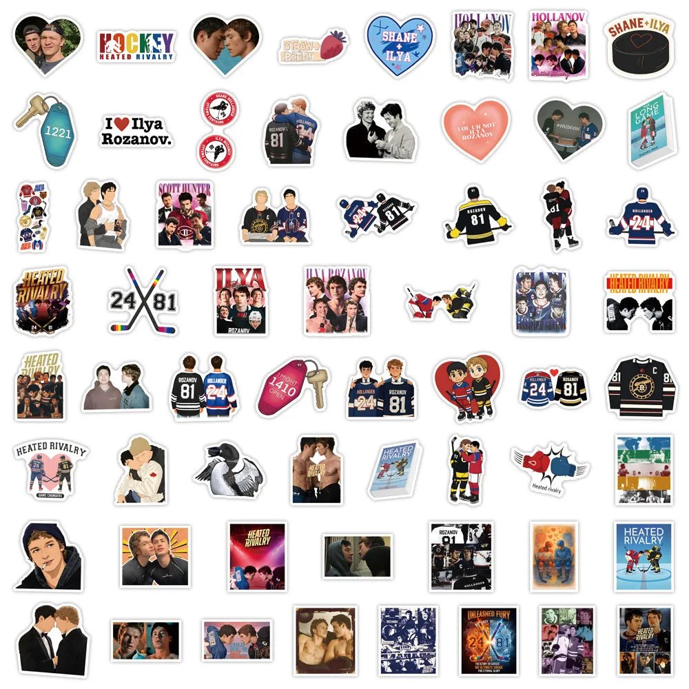 Heated Rivalry sticker pack