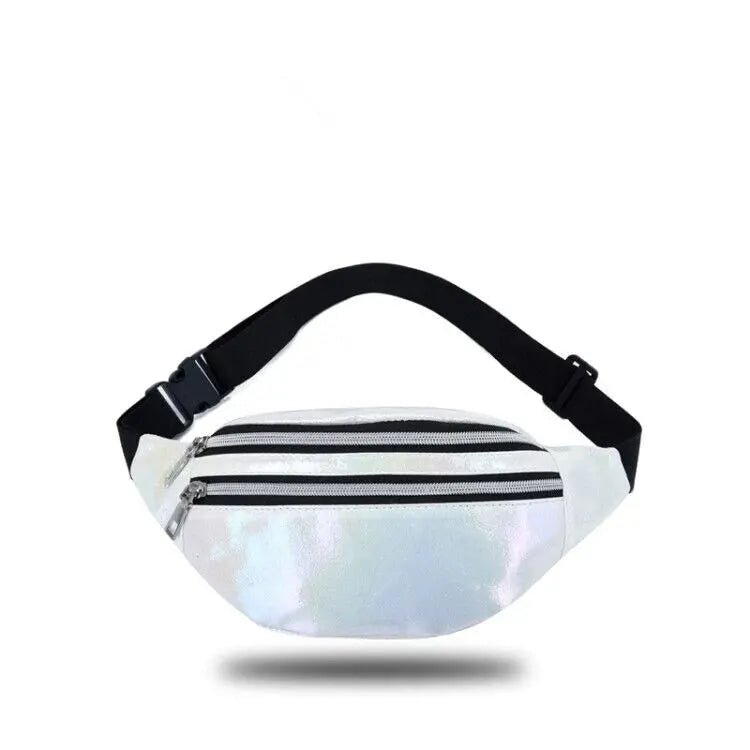 White fanny pack bum bag