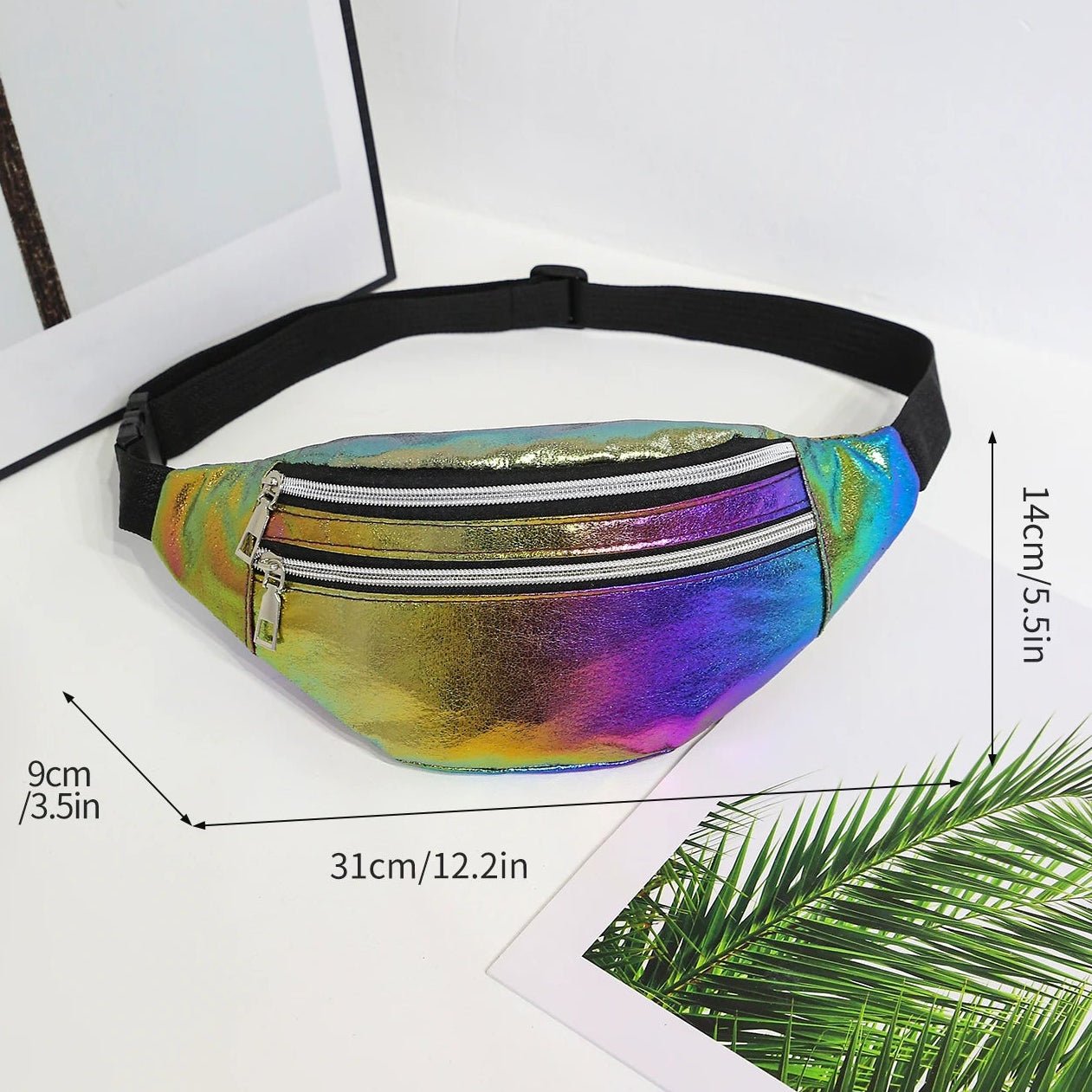 Rainbow Multicolored fanny pack bum bag