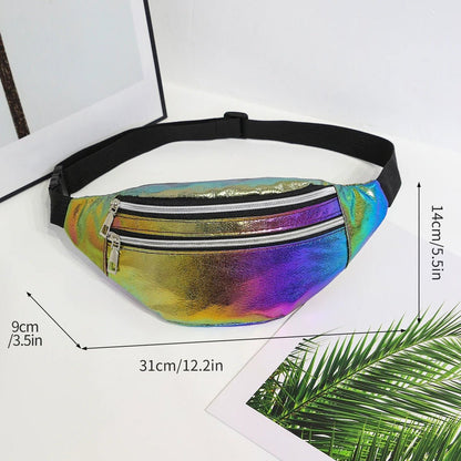 Rainbow Multicolored fanny pack bum bag