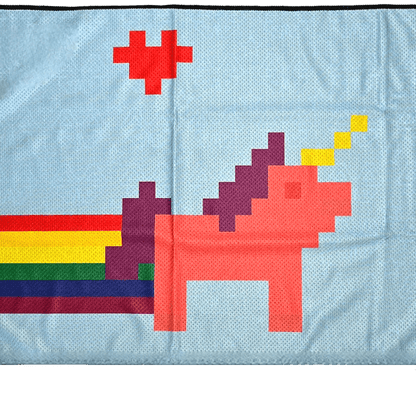 Instant Cooling Towel - Trans, Bisexual, Lesbian, Rainbow Unicorn, Zebra, Black - by Derby Ice