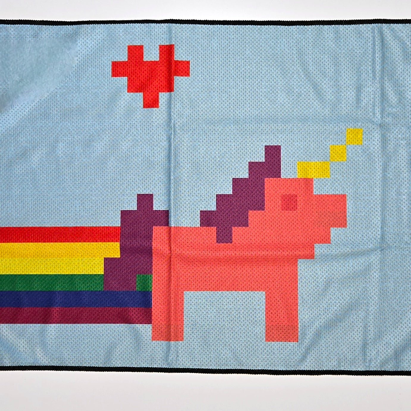 Instant Cooling Towel - Trans, Bisexual, Lesbian, Rainbow Unicorn, Zebra, Black - by Derby Ice