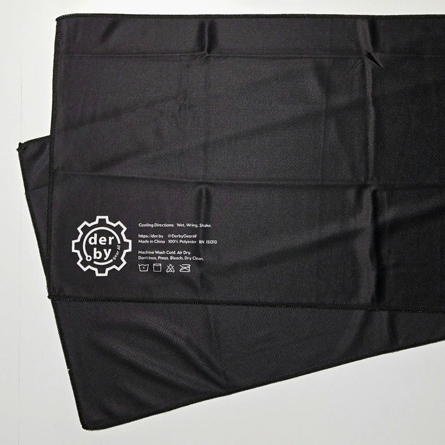 Instant Cooling Towel - Trans, Bisexual, Lesbian, Rainbow Unicorn, Zebra, Black - by Derby Ice