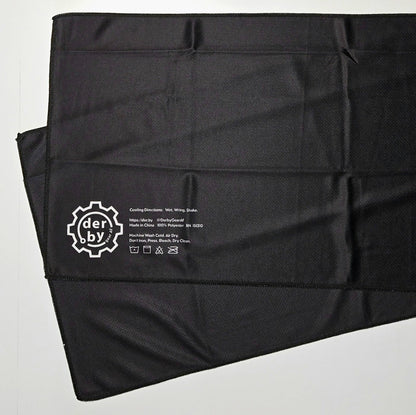 Instant Cooling Towel - Trans, Bisexual, Lesbian, Rainbow Unicorn, Zebra, Black - by Derby Ice