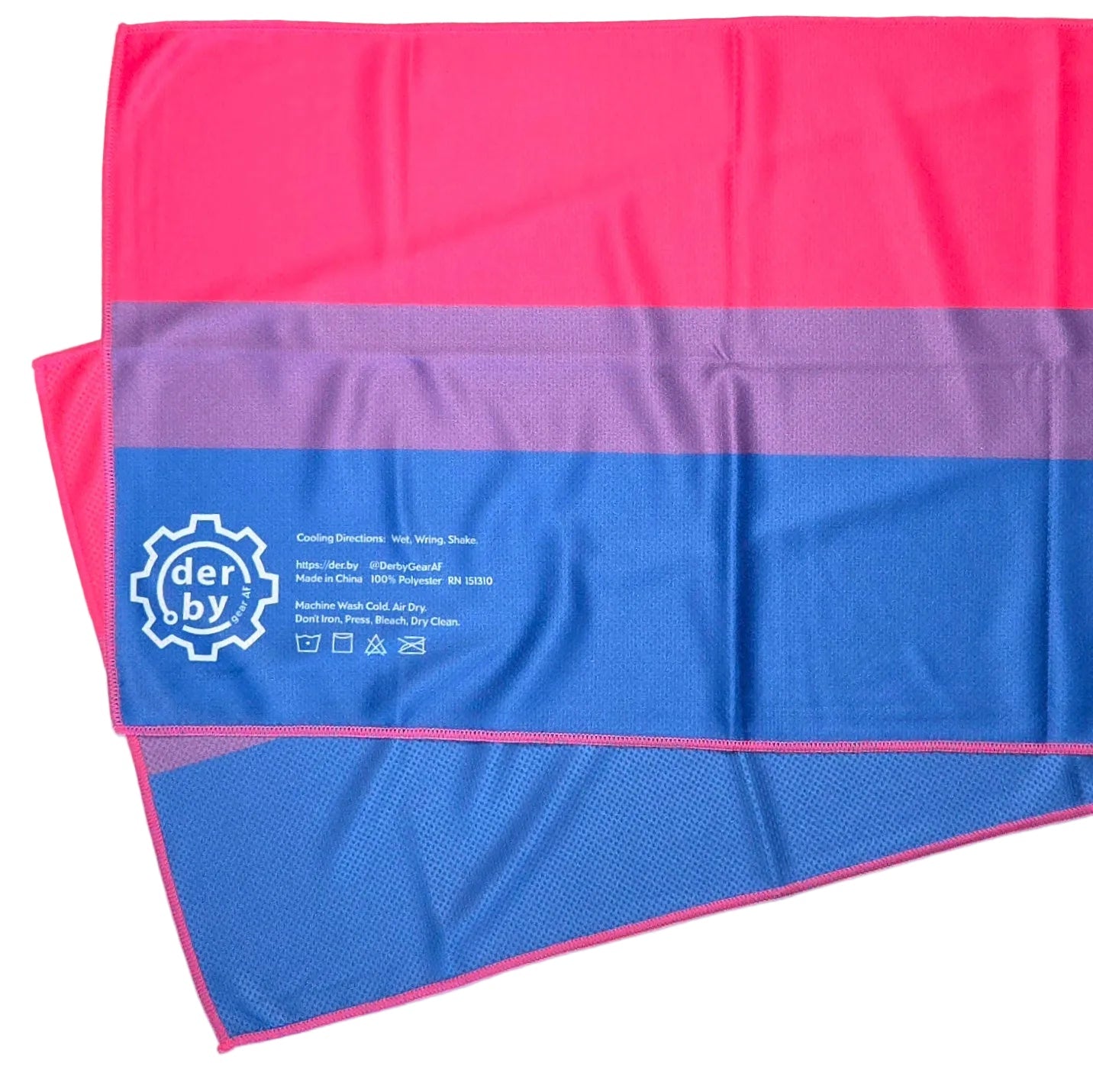 Deby Ice instant cooling sports towel bisexual flag