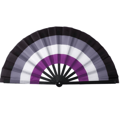 Large Folding Fan - Rainbow, Lesbian, Bi, Trans, Non - binary, Pansexual, Asexual pride flags - Gay SkateLarge Folding Fan - Rainbow, Lesbian, Bi, Trans, Non - binary, Pansexual, Asexual pride flagsskate accessoriesGay SkateGay Skate14:200013902#7