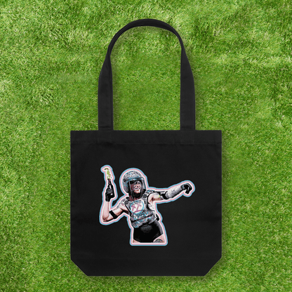 Large printed Cotton Canvas Tote Bag - Black - Gay SkateLarge printed Cotton Canvas Tote Bag - Blackskate accessoriesGay SkateGay Skate